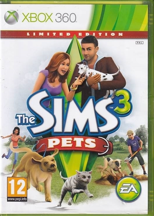 The Sims 3 Pets Limited Edition - XBOX 360 (B Grade) (Genbrug)